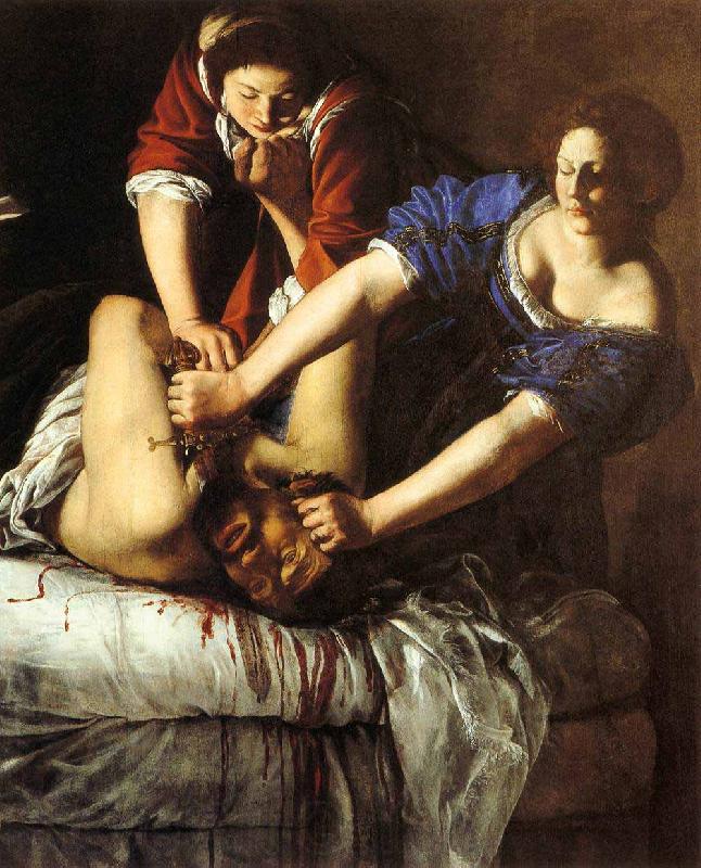 Artemisia gentileschi Judith Slaying Holofernes